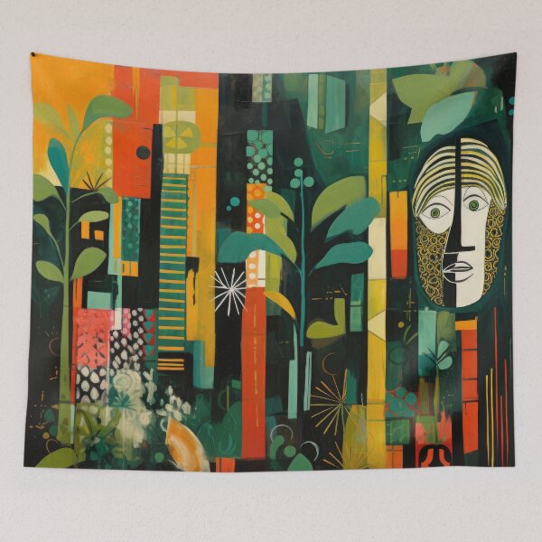 Item preview, African Jungle Bauhaus Design designed and sold by ArtificialGenes.