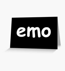 Emo Greeting Card
