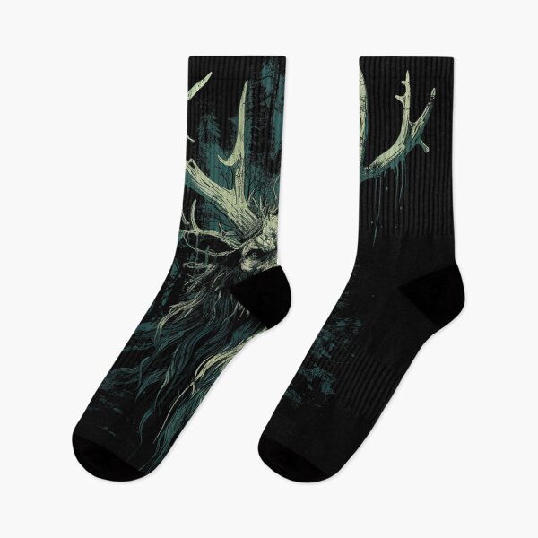 Item preview, A Vintage Distressed Street Art Leshy - Slavic Folklore designed and sold by GVRDesign.