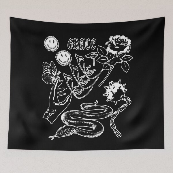 Item preview, Occult 666 Metalhead Occult Gothic Witchy spooky Snake Halloween Drawings Biker Tattoo Artist Traditional American Tattooing Style  designed and sold by Reign Of Darkness.
