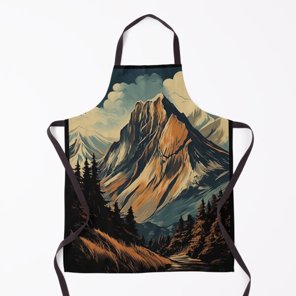Item preview, Vintage Mountain Expedition designed and sold by Terra Track Art.