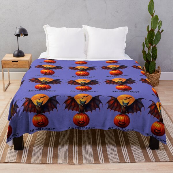 Item preview, Beautiful bat with Halloween pumpkin. designed and sold by Natalia-Vlad.