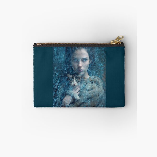 Item preview, HER ONLY SHELTER THE WARMTH FROM HER KITTEN designed and sold by Tammera.