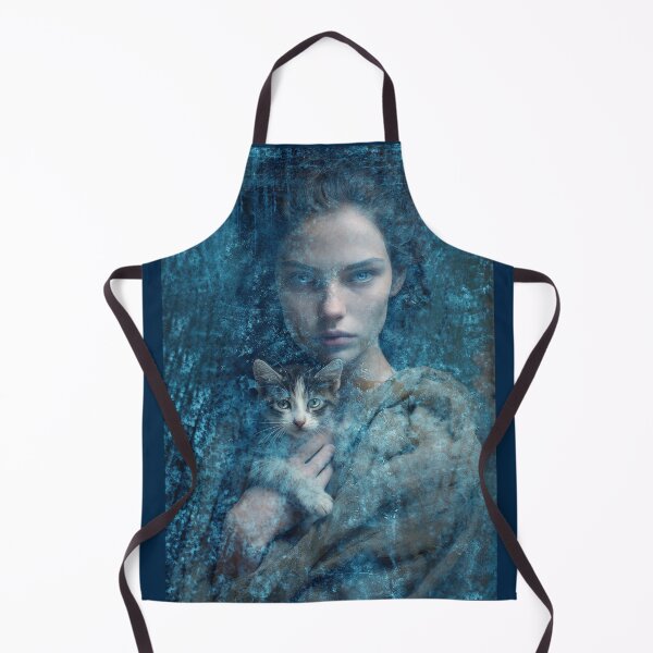 Item preview, HER ONLY SHELTER THE WARMTH FROM HER KITTEN designed and sold by Tammera.