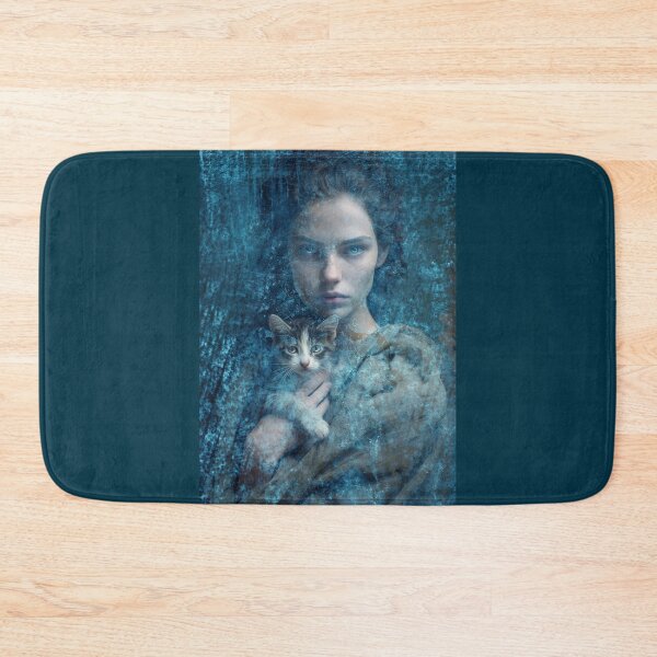 Item preview, HER ONLY SHELTER THE WARMTH FROM HER KITTEN designed and sold by Tammera.