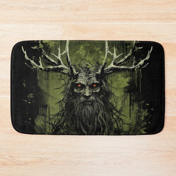 Item preview, A Vintage Distressed Street Art Leshy - Slavic Folklore designed and sold by GVRDesign.