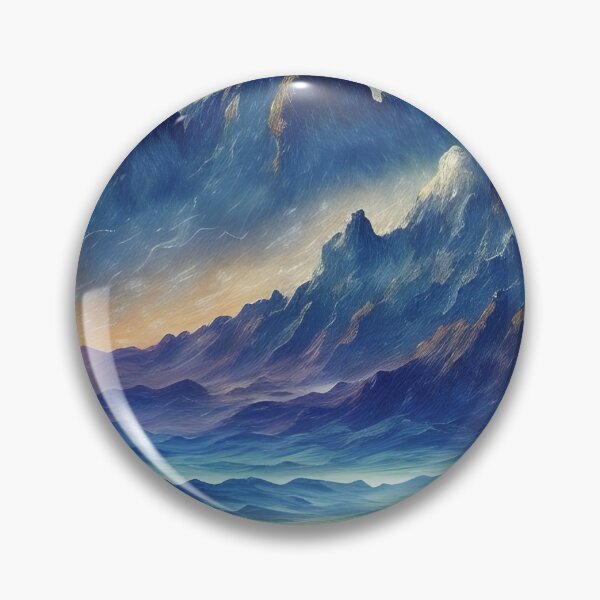 Item preview, Starry mountain nights  designed and sold by CloudyIdeas3288.