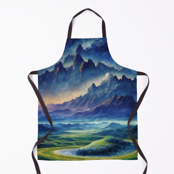 Item preview, Starry mountain nights  designed and sold by CloudyIdeas3288.