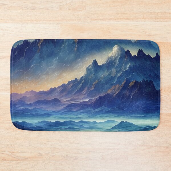 Item preview, Starry mountain nights  designed and sold by CloudyIdeas3288.