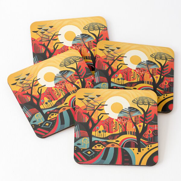 Item preview, African Jungle Bauhaus Design designed and sold by ArtificialGenes.