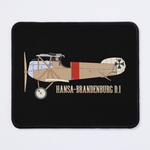 Item preview, Hansa-Brandenburg D.I German Biplane Color Diagram designed and sold by MilitaryMart.