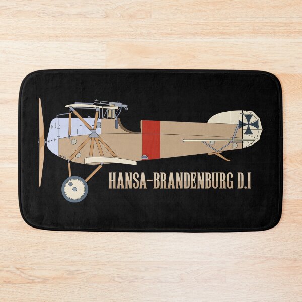 Item preview, Hansa-Brandenburg D.I German Biplane Color Diagram designed and sold by MilitaryMart.