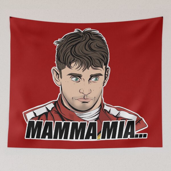 Item preview, Charles Leclerc | Mamma Mia designed and sold by racing-art.