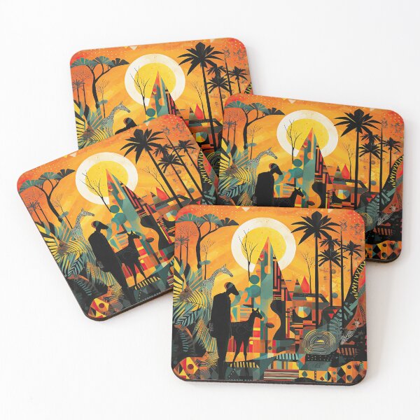 Item preview, African Jungle Bauhaus Design designed and sold by ArtificialGenes.