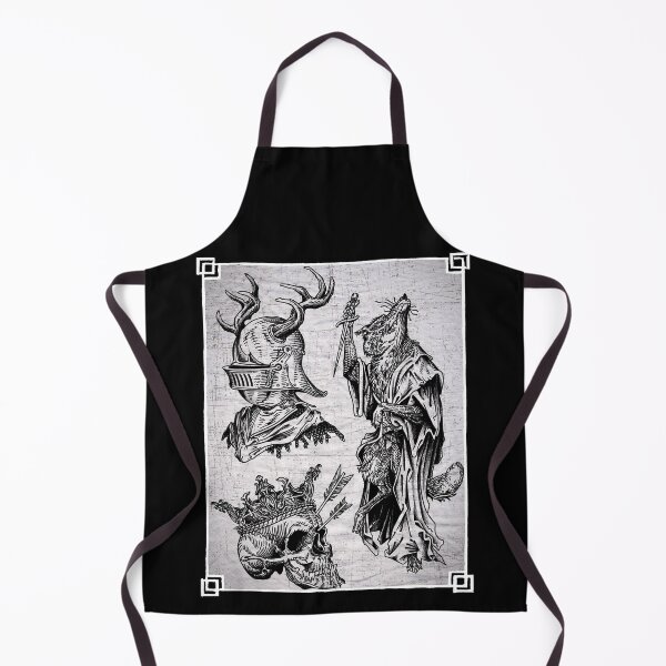 Item preview, Occult 666 Metalhead Occult Gothic Witchy spooky Reaper Death Halloween Drawings Biker Tattoo Artist Traditional American Tattooing Style designed and sold by Reign Of Darkness.