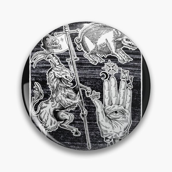 Item preview, Satanic Occult 666 Metalhead Occult Gothic Witchy spooky Reaper Death Halloween Drawings Biker Tattoo Artist Traditional American Tattooing Style  designed and sold by Reign Of Darkness.