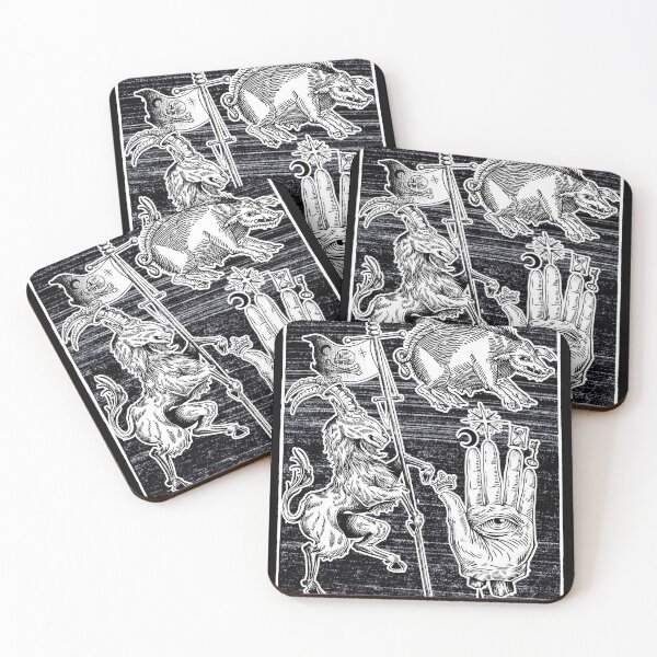 Item preview, Satanic Occult 666 Metalhead Occult Gothic Witchy spooky Reaper Death Halloween Drawings Biker Tattoo Artist Traditional American Tattooing Style  designed and sold by Reign Of Darkness.