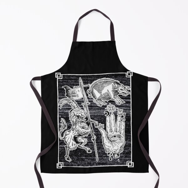Item preview, Satanic Occult 666 Metalhead Occult Gothic Witchy spooky Reaper Death Halloween Drawings Biker Tattoo Artist Traditional American Tattooing Style  designed and sold by Reign Of Darkness.