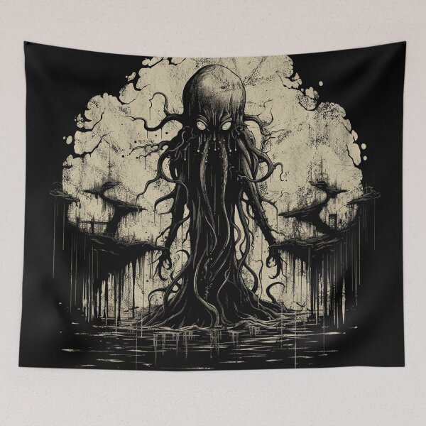 Item preview, A Vintage Distressed Street Mind Flayer / Illithids designed and sold by GVRDesign.