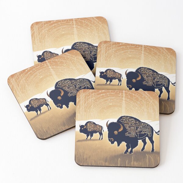 Item preview, Steampunk Binary Bison designed and sold by Steambesties.