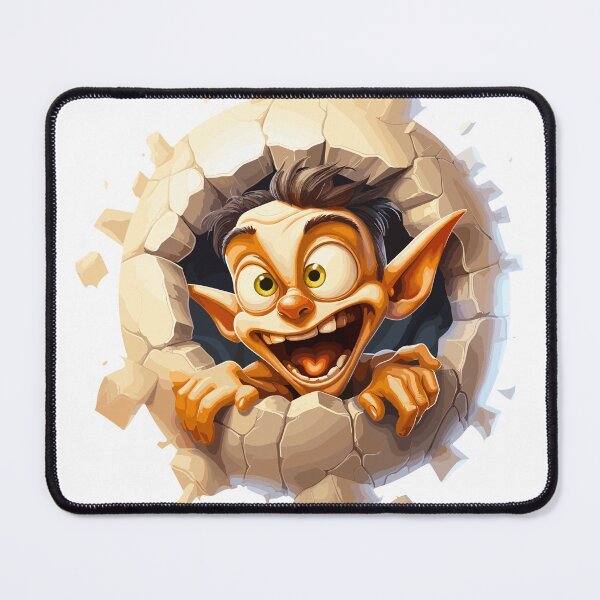 Artikelvorschau, Mischievous Goblin: Halloween's Crafty Tee Adventure entworfen und verkauft von Moisky Art.