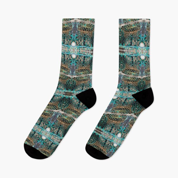 Item preview, Fishing Nets Photo Pattern Turquoise designed and sold by vallisrowe.