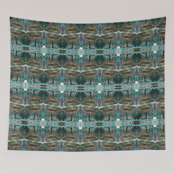 Item preview, Fishing Nets Photo Pattern Turquoise designed and sold by vallisrowe.