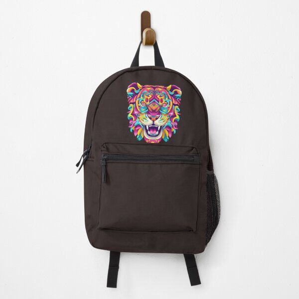 Item preview, colorful tiger face designed and sold by denakh.