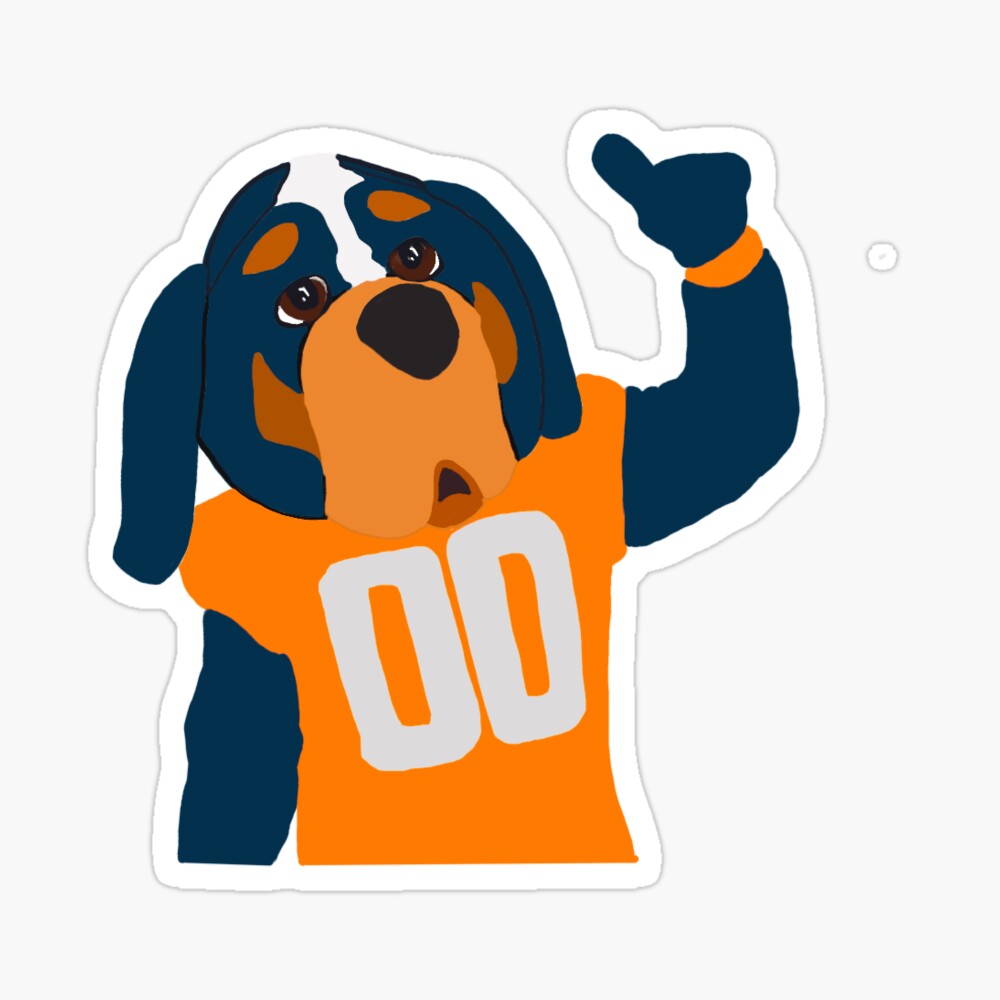 Dog With Football Cartoon Sticker - Graphics