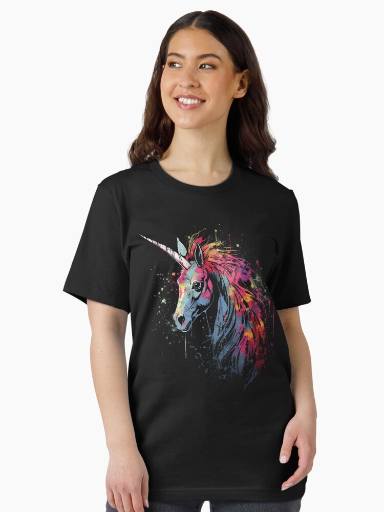 アイドル Rainbow Prism Ms. Flower Tshirts Black Rainbow Prism Cosmic Sacred Geometry Unisex Tee Shirt