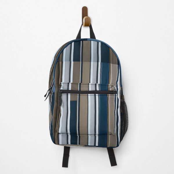 Item preview, Blue grey white striped designed and sold by melridger.