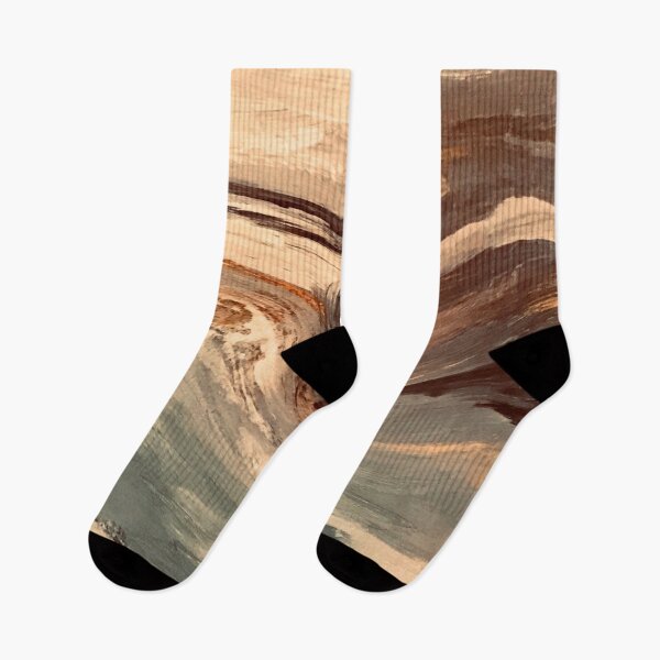 Item preview, Caramel Cream Expresso Swirls Abstract Modern Horizontal Art  designed and sold by DEC02.