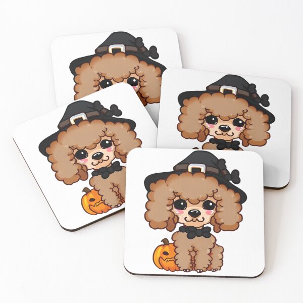 Item preview, Chibi Poodle in Halloween designed and sold by City0fDreams.