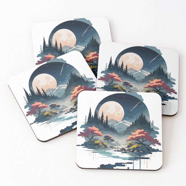Item preview, Watercolor landscape art designed and sold by Joker-Arts.