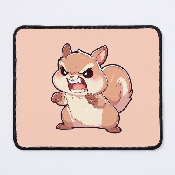 Item preview, Tiny Brown Angry Squirrel designed and sold by SweetClicks123.