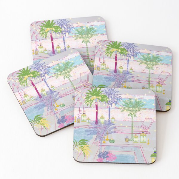 Item preview, Copy of Pool and palms, lanterns, water,  designed and sold by Sugar Wisdom .
