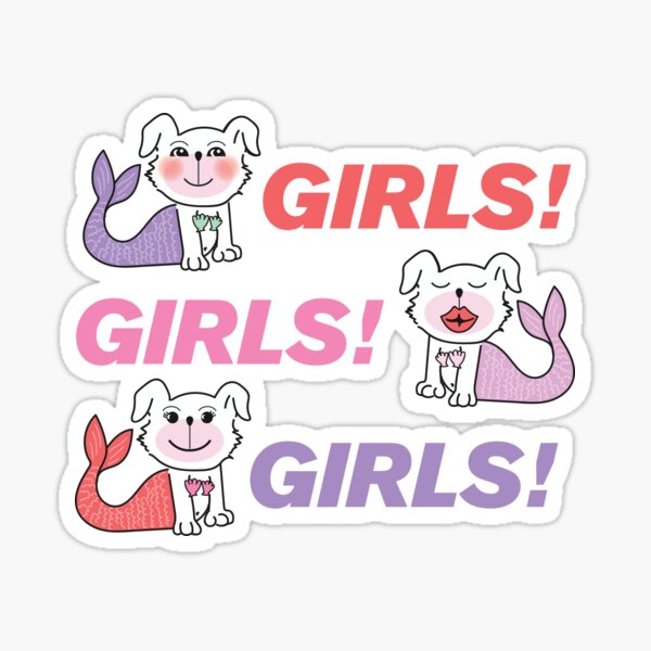 Merdoggo Spiral GIRLS! Sticker