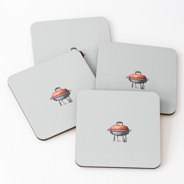 Item preview, Pixel Art Barbecue Grill Design Print  designed and sold by randomtdesigns.