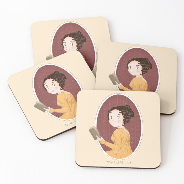 Item preview, Cute Elizabeth Bennet Reading Illustration designed and sold by MariOyama.