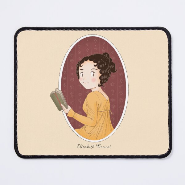 Item preview, Cute Elizabeth Bennet Reading Illustration designed and sold by MariOyama.