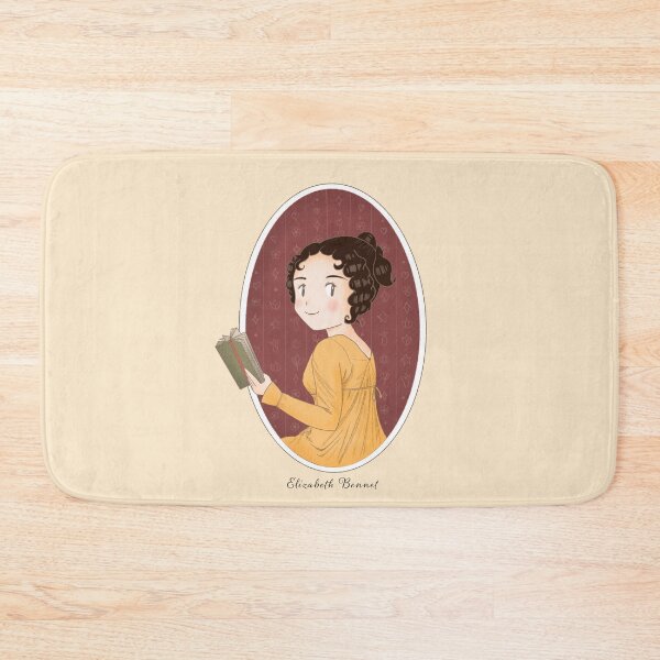 Item preview, Cute Elizabeth Bennet Reading Illustration designed and sold by MariOyama.