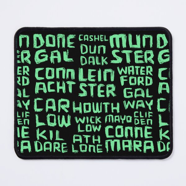 Item preview, Ireland Places, Mint Green Words Irish designed and sold by badlydrawnbabe.