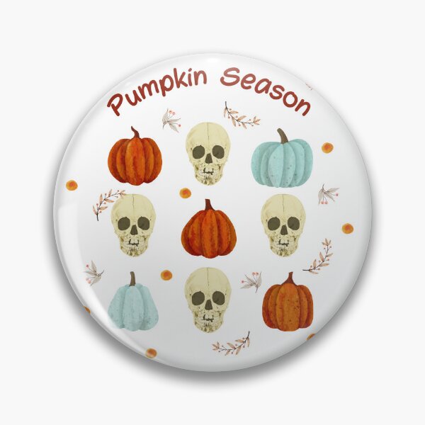 Item preview, Pumkpin Season - Design Halloween - Pumpkins with skulls - Autumn designed and sold by Carola-art.