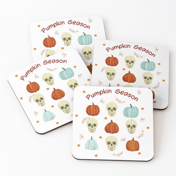Item preview, Pumkpin Season - Design Halloween - Pumpkins with skulls - Autumn designed and sold by Carola-art.