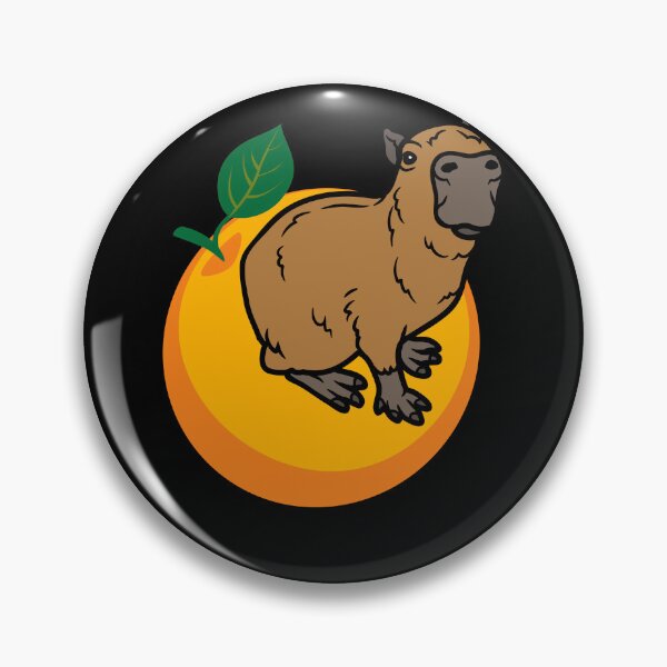 Item preview, Capybara Orange designed and sold by ArtisShops.