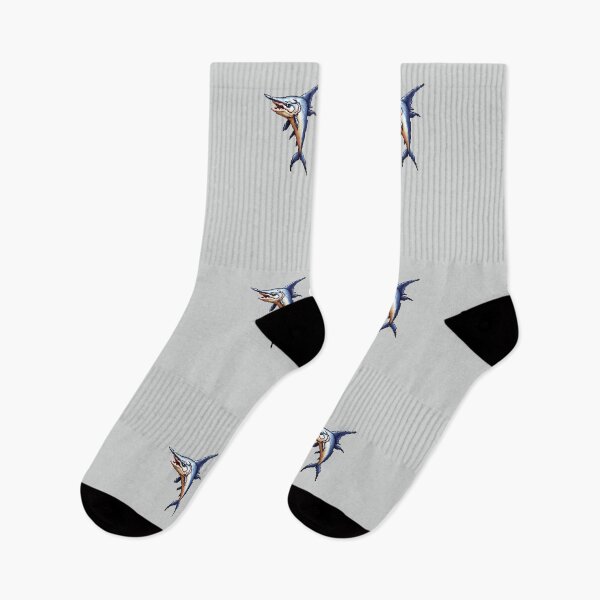 Item preview, Pixel Art Marlin Swordfish Design Print  designed and sold by randomtdesigns.