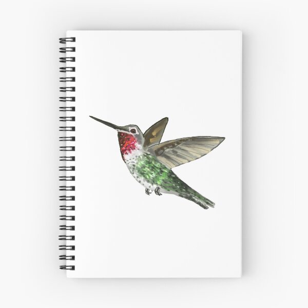 Item preview, Anna's Hummingbird In Flight designed and sold by VerdeDoodleDuck.