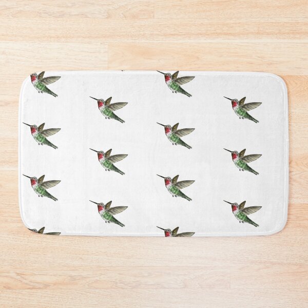Item preview, Anna's Hummingbird In Flight designed and sold by VerdeDoodleDuck.