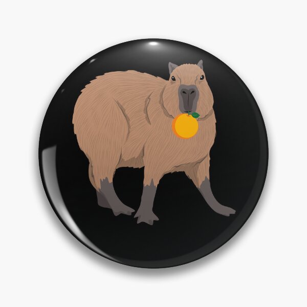 Item preview, Capybara Eat Orange designed and sold by ArtisShops.