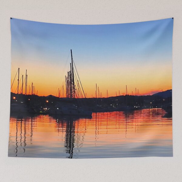 Item preview, Marina Gouvia corfu Greece designed and sold by Hermossa-Art.